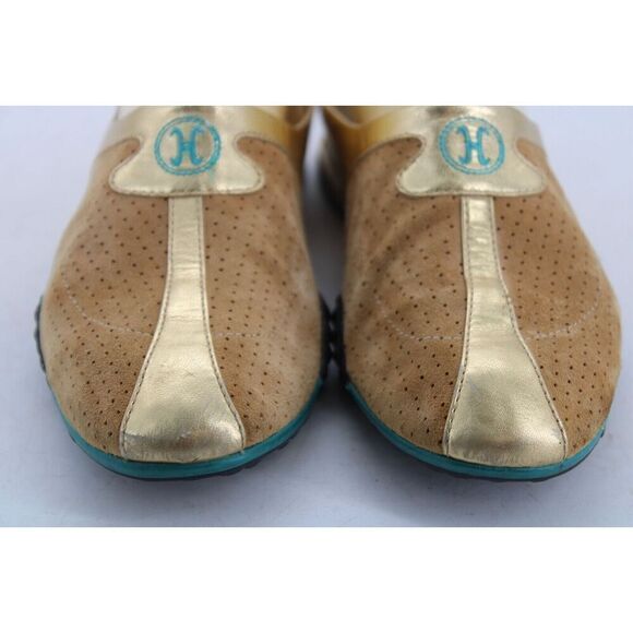 Cole Haan 6b Tan & Gold Slip On Mule - Picture 5 of 11